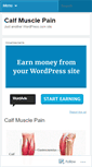 Mobile Screenshot of calfmusclepain.wordpress.com