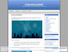 Tablet Screenshot of literaturanfall.wordpress.com