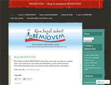 Tablet Screenshot of bemjovem.wordpress.com