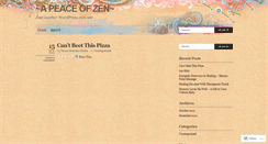 Desktop Screenshot of apeaceofzen.wordpress.com