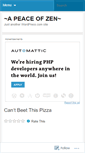 Mobile Screenshot of apeaceofzen.wordpress.com