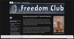 Desktop Screenshot of freedomclubthebook.wordpress.com