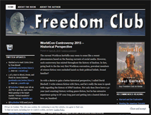 Tablet Screenshot of freedomclubthebook.wordpress.com