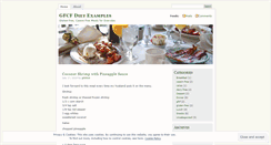 Desktop Screenshot of gfcfdiet.wordpress.com