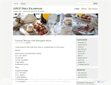 Tablet Screenshot of gfcfdiet.wordpress.com