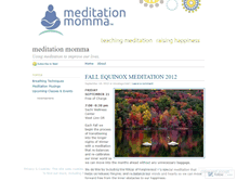 Tablet Screenshot of meditationmomma.wordpress.com