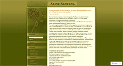 Desktop Screenshot of alinesantana.wordpress.com