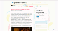 Desktop Screenshot of apedirdeboca.wordpress.com