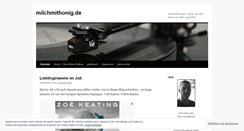 Desktop Screenshot of milchmithonig.wordpress.com