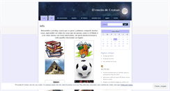 Desktop Screenshot of elrincondecristian.wordpress.com