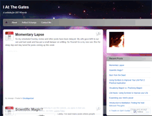 Tablet Screenshot of iatthegates.wordpress.com