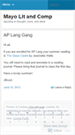 Mobile Screenshot of mayoaplit.wordpress.com