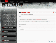 Tablet Screenshot of mayoaplit.wordpress.com