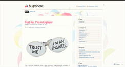 Desktop Screenshot of bugishere.wordpress.com