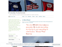 Tablet Screenshot of everydayeclecticism.wordpress.com