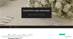 Desktop Screenshot of paintpotsandpancakes.wordpress.com