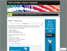 Tablet Screenshot of clickcromatico.wordpress.com