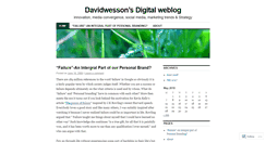 Desktop Screenshot of davidwesson.wordpress.com