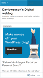 Mobile Screenshot of davidwesson.wordpress.com