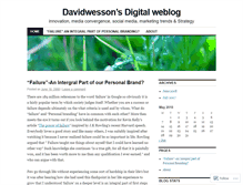 Tablet Screenshot of davidwesson.wordpress.com