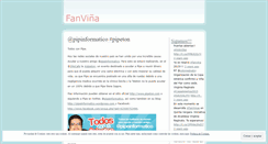 Desktop Screenshot of fanvina.wordpress.com