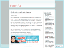 Tablet Screenshot of fanvina.wordpress.com