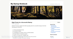 Desktop Screenshot of mystartupnotebook.wordpress.com