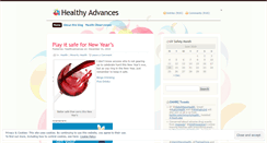 Desktop Screenshot of healthyadvances.wordpress.com