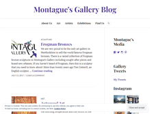 Tablet Screenshot of montaguesgallery.wordpress.com