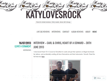 Tablet Screenshot of katylovesrock.wordpress.com