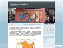 Tablet Screenshot of laboratoriodefisicoquimica.wordpress.com