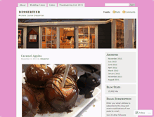 Tablet Screenshot of dessertier.wordpress.com