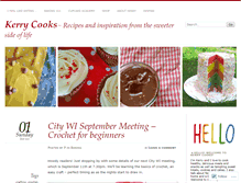 Tablet Screenshot of kerrycooks.wordpress.com