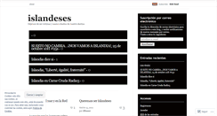 Desktop Screenshot of islandeses.wordpress.com