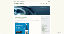 Desktop Screenshot of deepsemaphore.wordpress.com