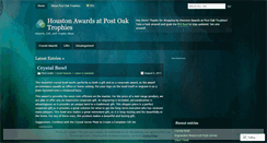 Desktop Screenshot of houstonawards.wordpress.com