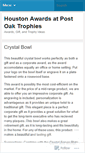 Mobile Screenshot of houstonawards.wordpress.com