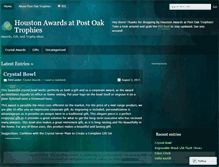 Tablet Screenshot of houstonawards.wordpress.com