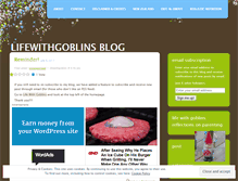 Tablet Screenshot of lifewithgoblins.wordpress.com