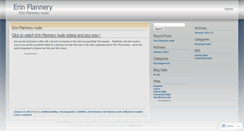 Desktop Screenshot of erinflanneryblog.wordpress.com