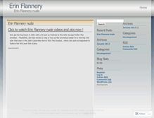 Tablet Screenshot of erinflanneryblog.wordpress.com