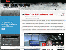 Tablet Screenshot of politicalbombshow.wordpress.com