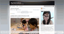 Desktop Screenshot of popcranberry.wordpress.com