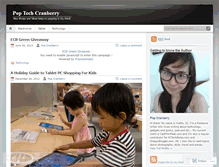 Tablet Screenshot of popcranberry.wordpress.com