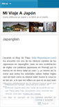 Mobile Screenshot of miviajeajapon.wordpress.com
