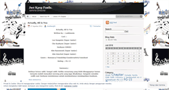 Desktop Screenshot of justkpopfanfic.wordpress.com