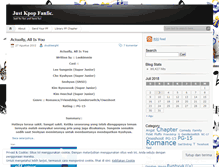 Tablet Screenshot of justkpopfanfic.wordpress.com