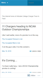 Mobile Screenshot of chargertrack.wordpress.com