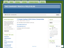 Tablet Screenshot of chargertrack.wordpress.com