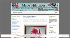 Desktop Screenshot of madewithpaper.wordpress.com
